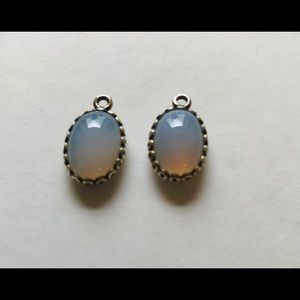 Pandora Moonstone Earring Charms/Jackets
